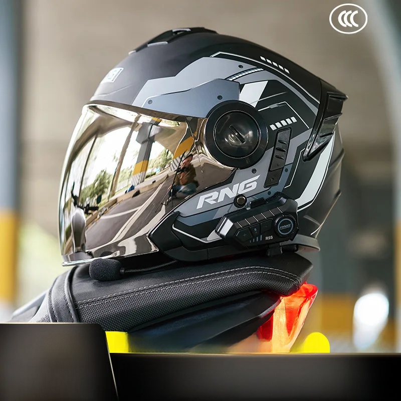 Full Face Motorcycle Helmet With Bluetooth - motorcycle 3/4 helmet with Bluetooth headset
