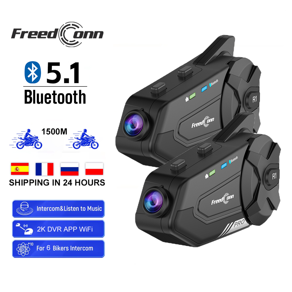 Freedconn Motorcycle Intercom  - Universal Motorcycle Helmet Intercom Headset review and price