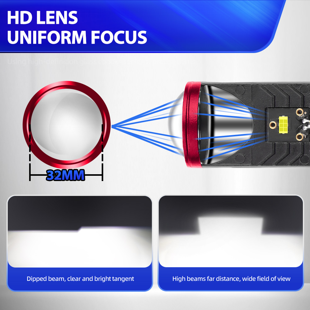 For Kawasaki ZG1400 Concours 2 - Universal Motorcycle Led Headlight Projector review and price