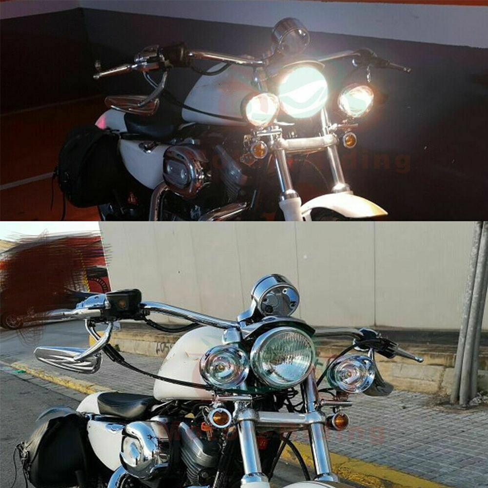 Chrome Universal Motorcycle Fo - Universal Motorcycle Led Headlight Projector review and price