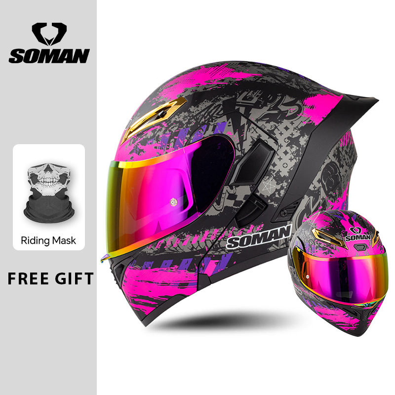 Unisex DOT Approved Dual Visor - Modular Flip Up Motorcycle Helmet Dot Approved review and price