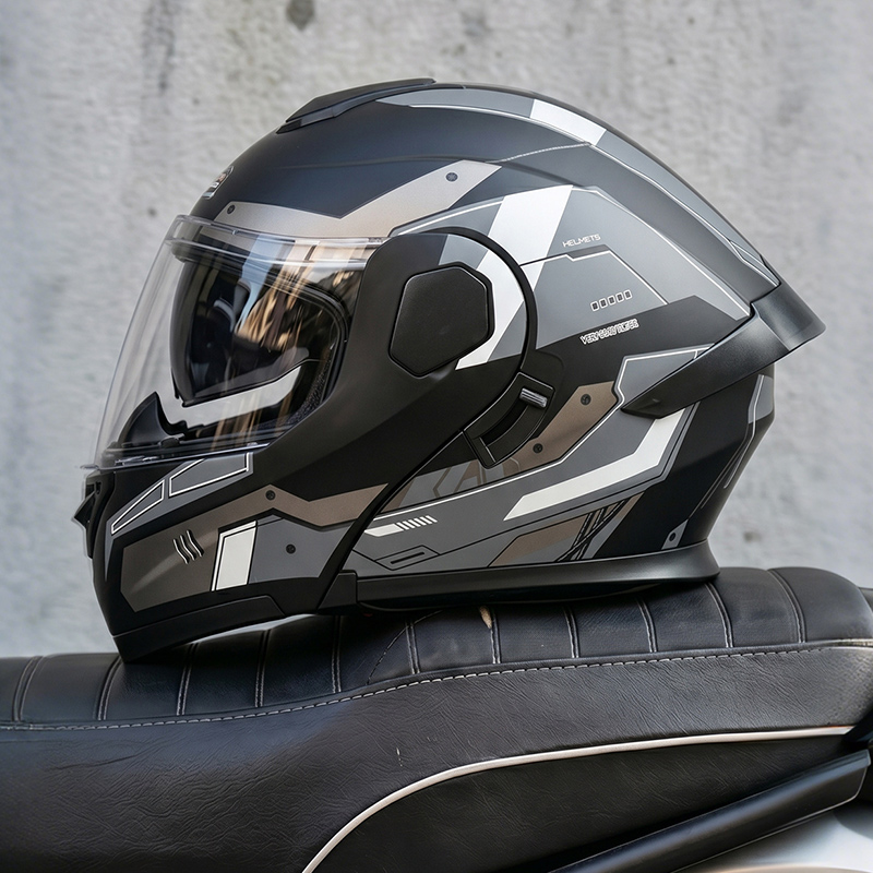 Dot Certified Ad Factory Open  - Full Face Motorcycle Helmet With Bluetooth review and price