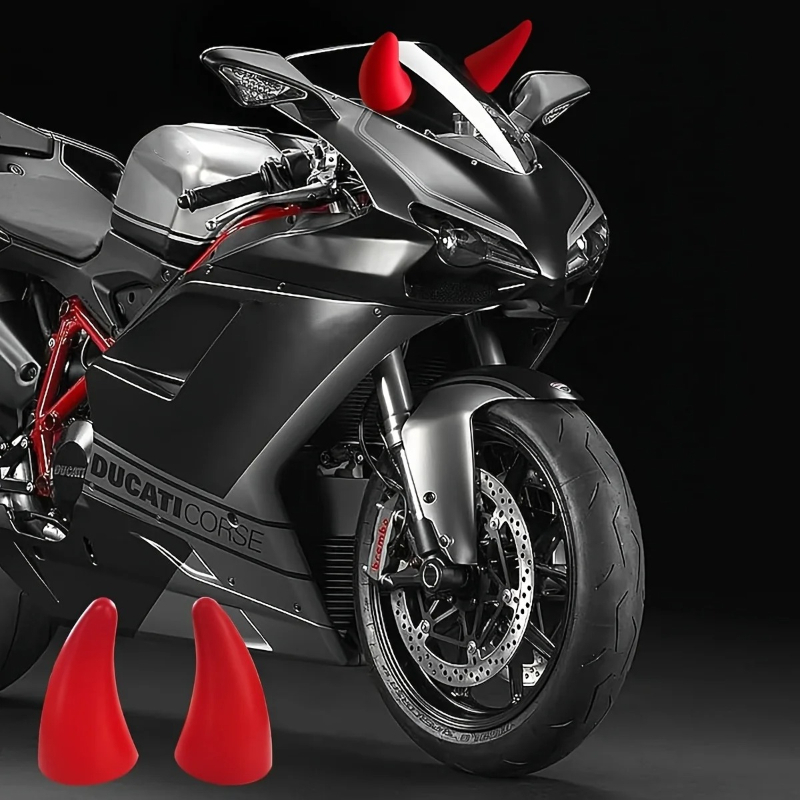 Self-Adhesive 3D Devil Horns S - Motorcycle Helmets review and price