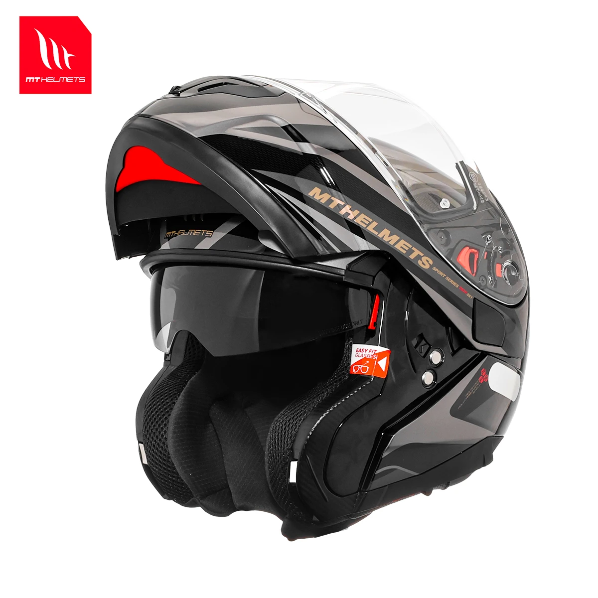 2025 Original MT ATOM SV Flip  - Full Face Motorcycle Helmet With Bluetooth review and price