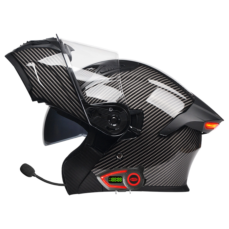 ABS Material Motorcycle Helmet - Full Face Motorcycle Helmet With Bluetooth review and price